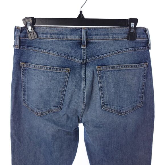 Rag and Bone Ankle Cigarette Womens Size 28 Blue Gold Metallic Dip Hem - Picture 7 of 16